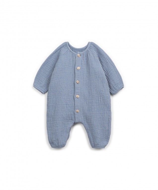 Soft Blue Linen Jumpsuit