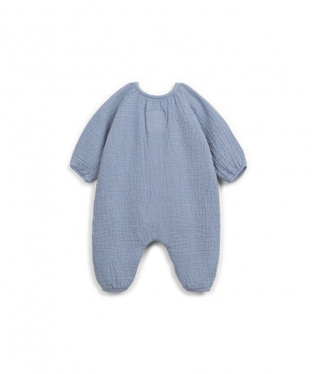 Soft Blue Linen Jumpsuit