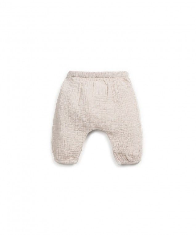 Soft Cream Wrap Linen Pants