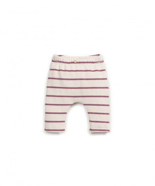 Striped Jersey Pants | Pink