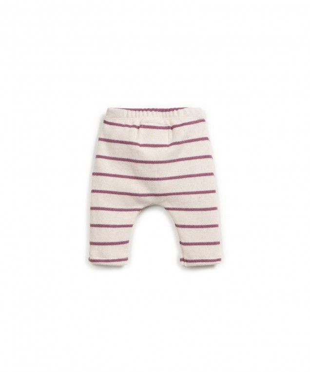 Striped Jersey Pants | Pink