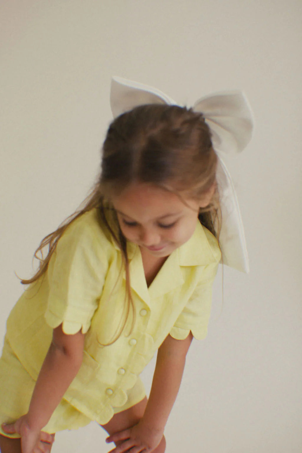 Sunny Scallop Linen Set