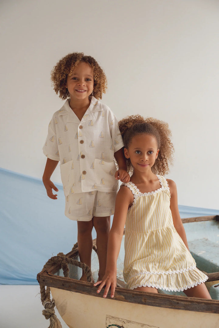 Lemon Splice Dress