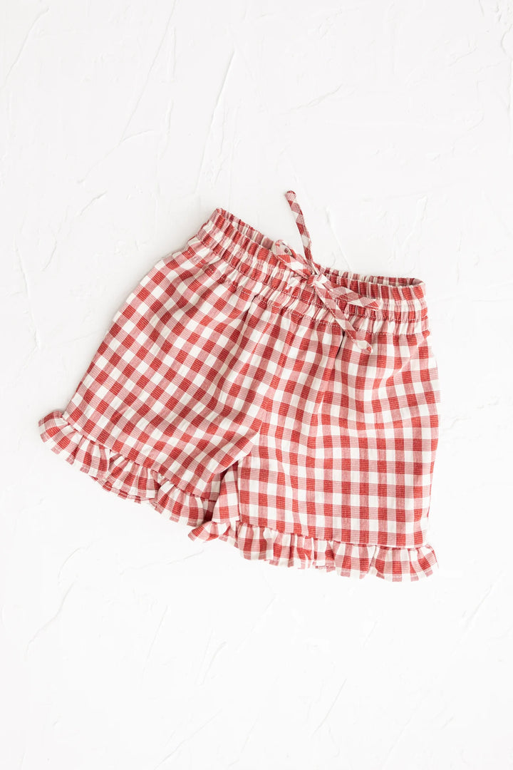 Crimson Gingham Set