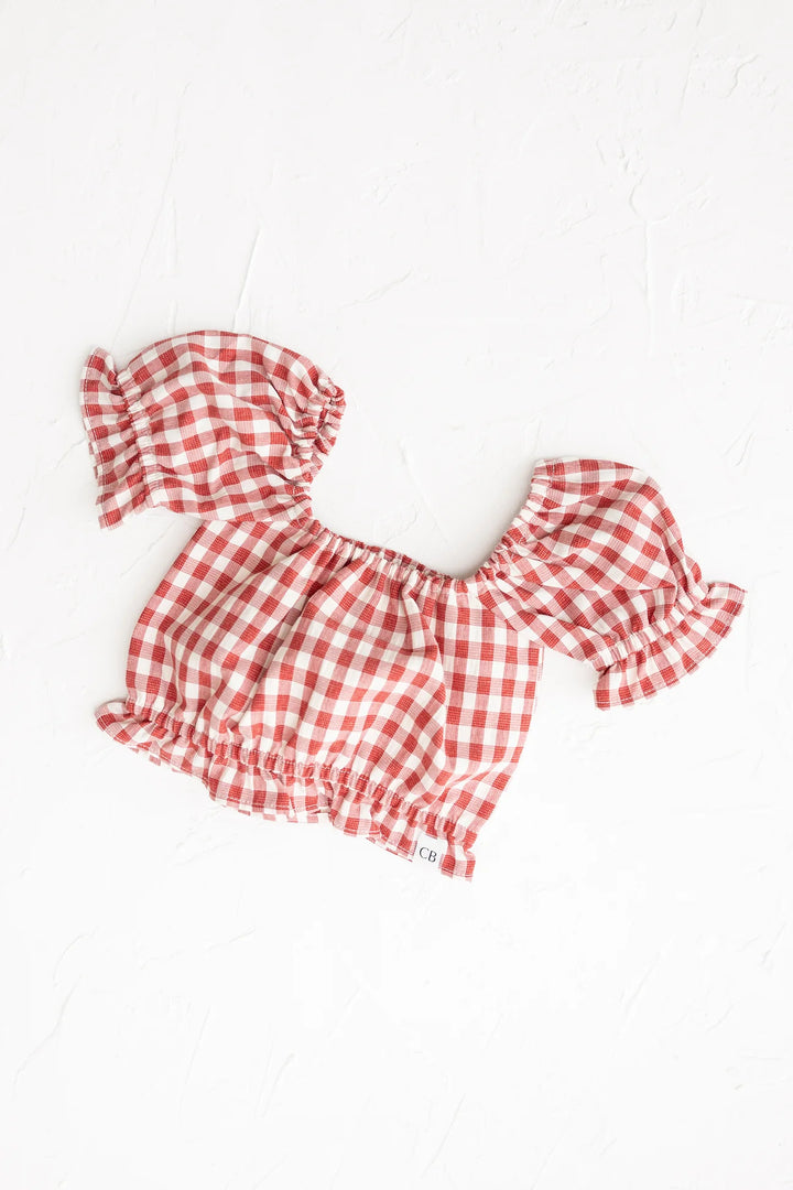 Crimson Gingham Set