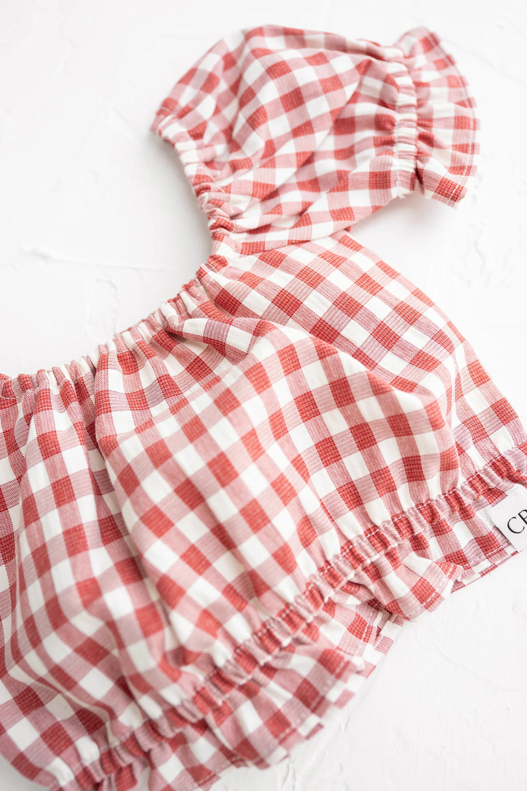 Crimson Gingham Set