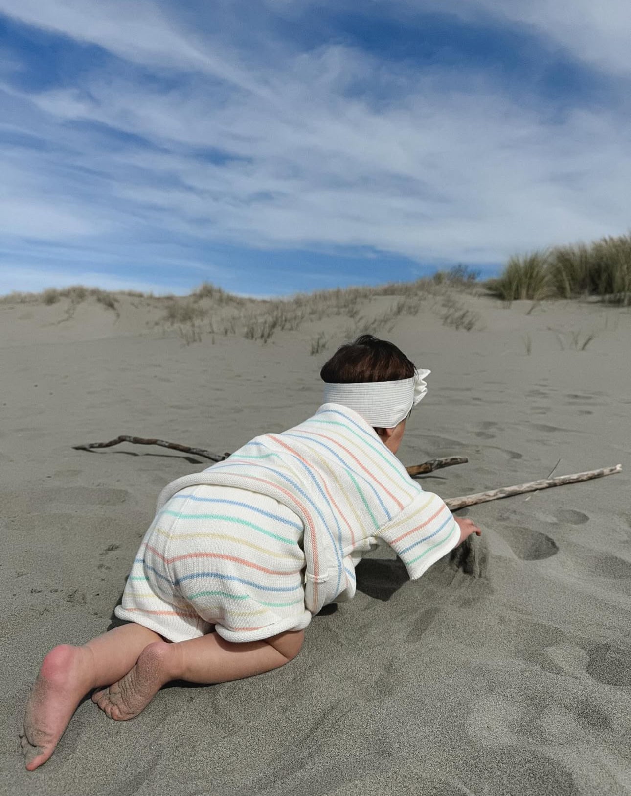 Pastel Stripe Knit Set