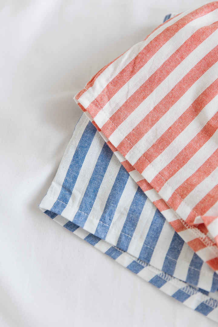 Linen Striped Shorts