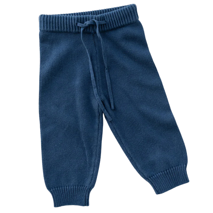 Blue Knitted pants
