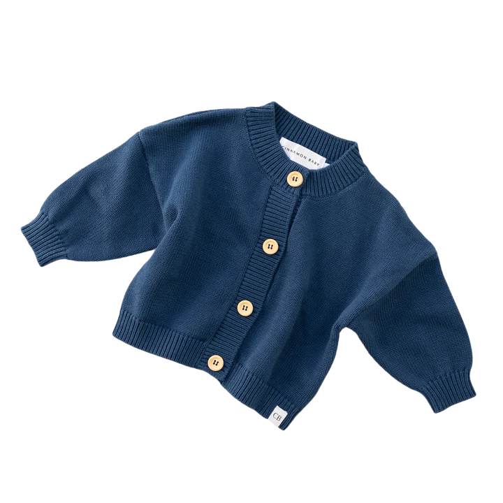Blue Knitted Jacket