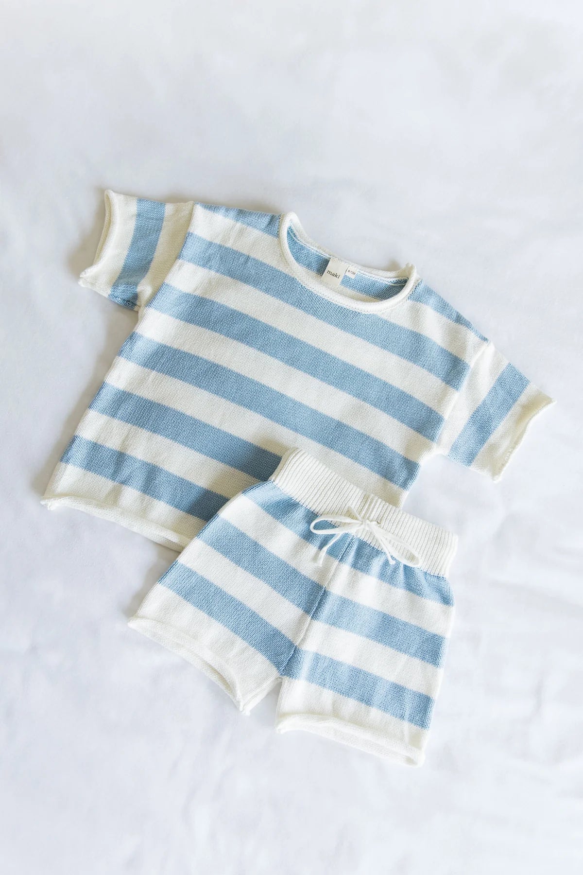 Ocean Stripe Knit Set