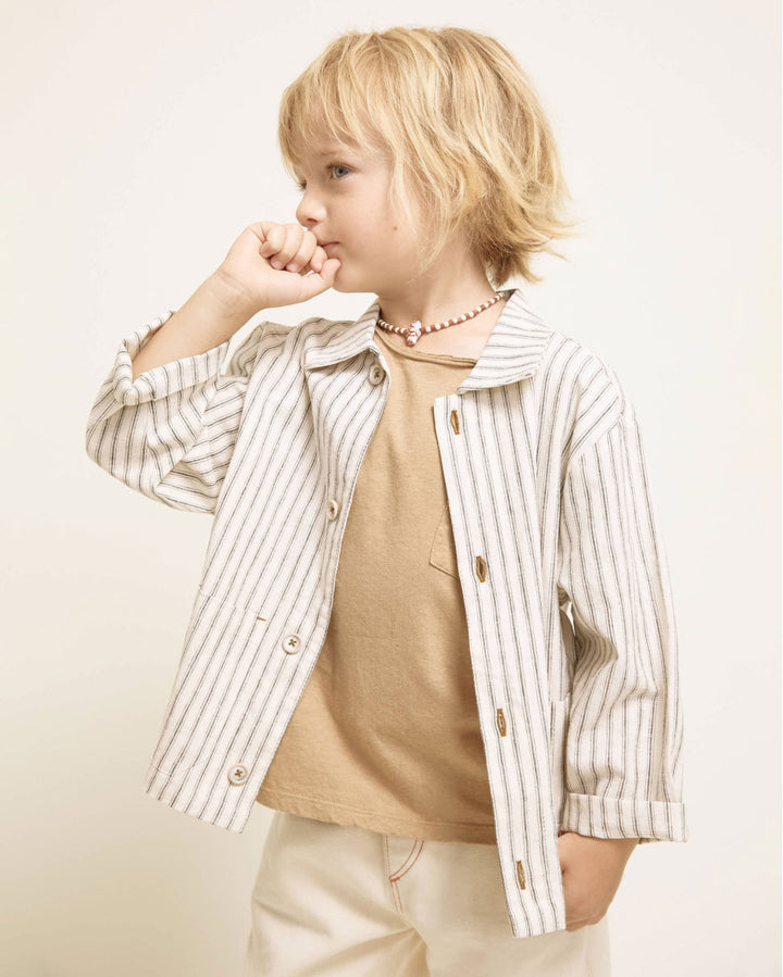 Linen Striped Jacket