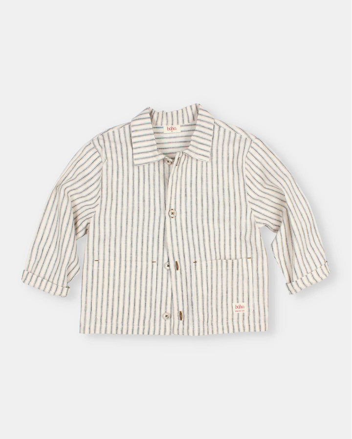 Linen Striped Jacket