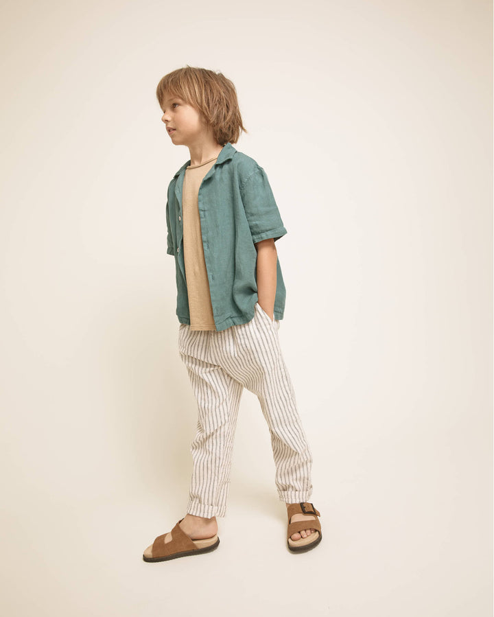 Linen Striped Pants