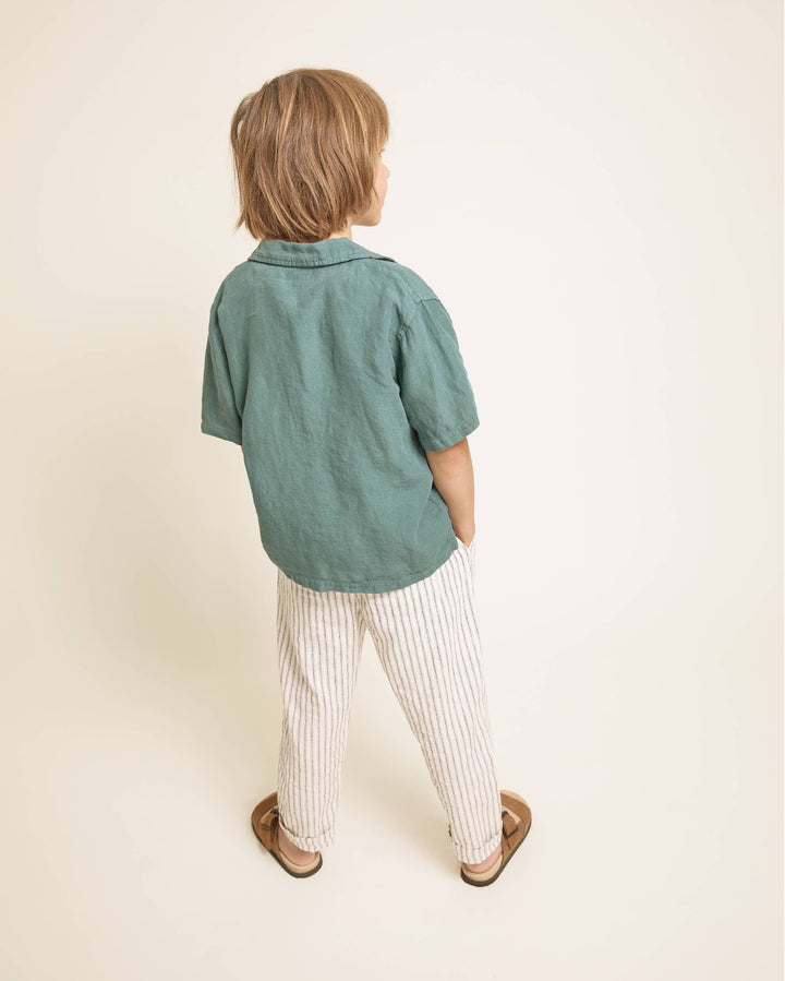 Linen Striped Pants