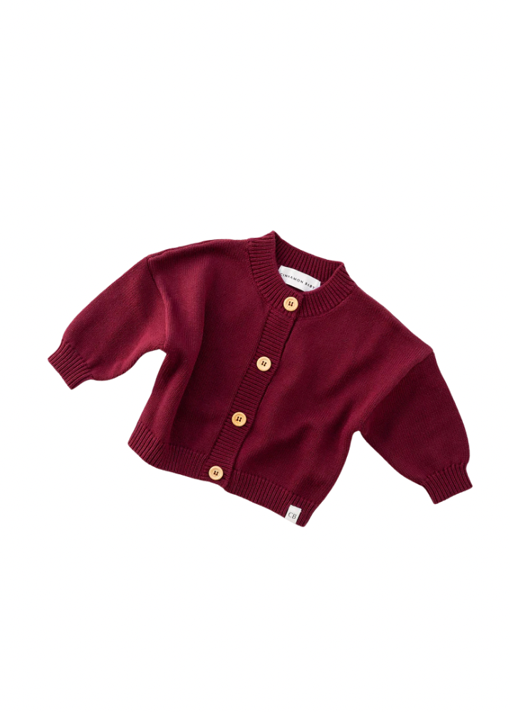 Maroon Knitted Jacket