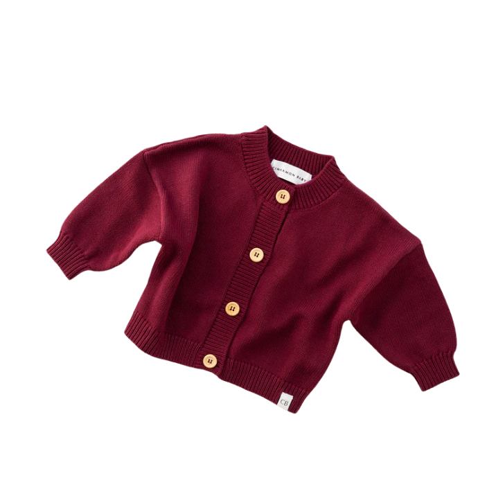 Maroon Knitted Jacket