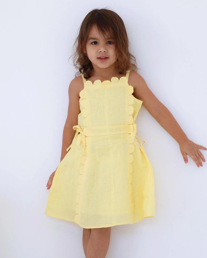 Sunny Scalloped Dress
