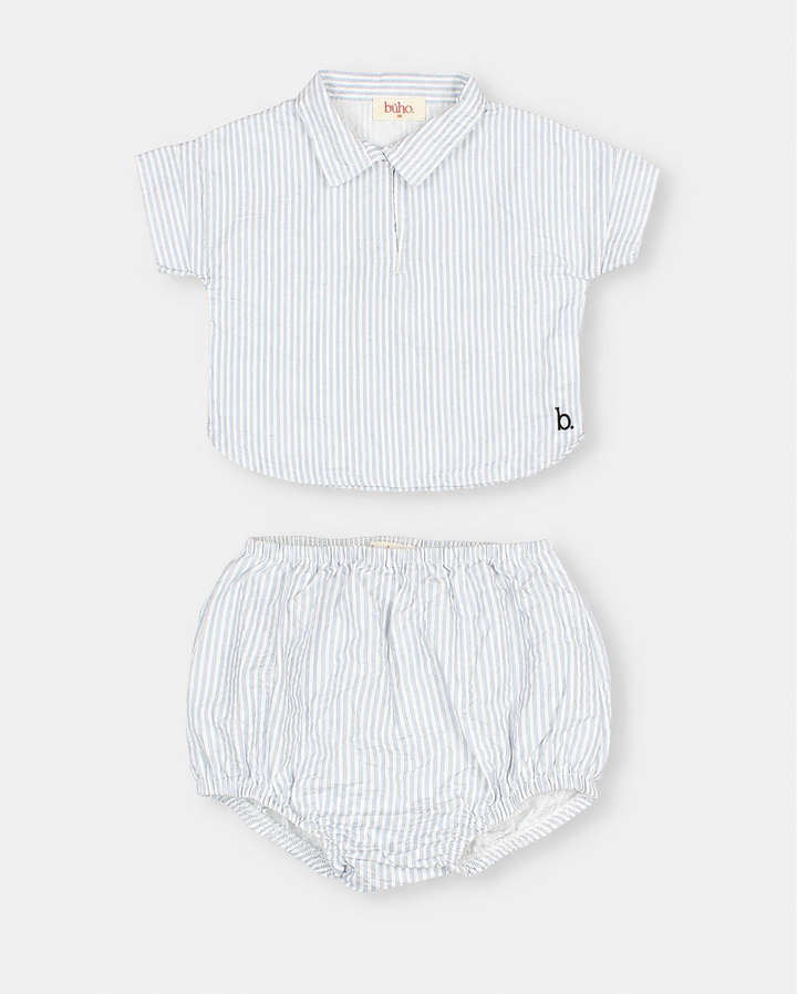 Striped Shirt &amp; Bloomer